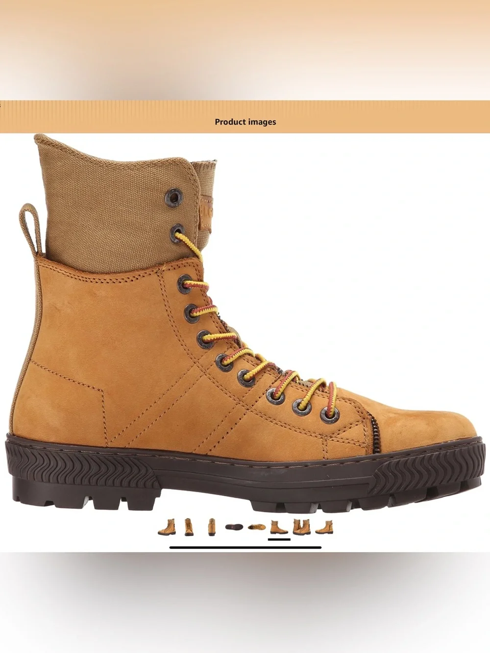 Levis Men's Sahara Nubuck Canvas Engineer Boot New
